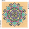 (1840) Pintura com Diamantes - Diy 5D Strass - Mandala 30 - 40x40 cm - Pedras Especiais