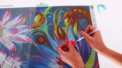 (2760) Pintura com Diamantes - Diy 5D Strass - A Bela 2- 30x40 cm na internet