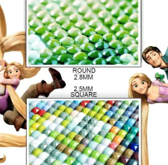 (3071) Pintura com Diamantes - Diy 5D Strass - Stitch no Natal - 40x40 cm - Mundo dos QCS