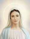 (3066) Pintura com Diamantes - Diy 5D Strass - Nossa Senhora das Graças - 30x40cm