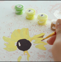 (1664) Pintura em Tela Numerada - Frida - loja online