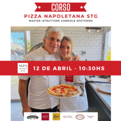 CORSO PIZZAIOLO NAPOLETANO STG - CERTIFICADO - 12 DE ABRIL - - comprar online