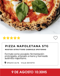 CORSO PIZZAIOLO NAPOLETANO STG - CERTIFICADO - 9 DE AGOSTO - comprar online