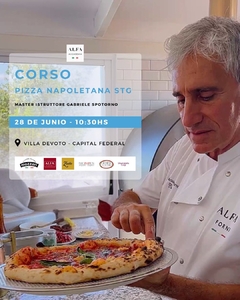 CORSO PIZZAIOLO NAPOLETANO STG - CERTIFICADO - 28 DE JUNIO - comprar online