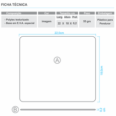 1163-Mouse Pad High Tecnology na internet