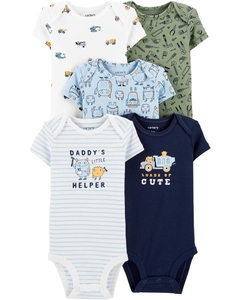 KIT 5 BODYS CARTERS MONSTRINHOS