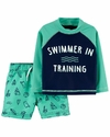 CONJUNTO 2 PECAS CARTERS COM PROTECAO UV SWIMMER IN TRAINING