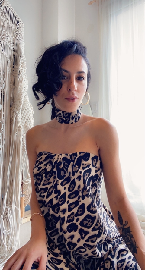 Vestido Africa Leopardo