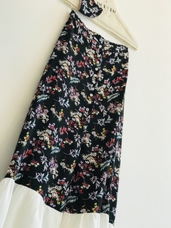 Pollera Hawáii c/volado blanco en internet