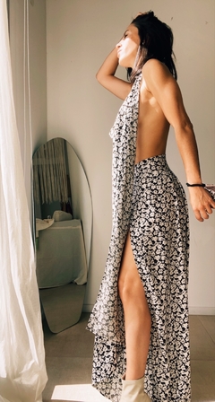 Pantalon Amanecer flores blancas - tienda online