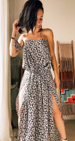Pantalon Amanecer flores blancas - Oculto