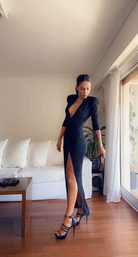 Vestido NY Lurex largo (Pre order)