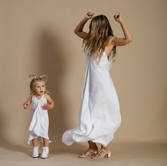 Vestido Amoras Off White largo - tienda online