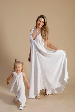 Vestido Amoras Off White largo en internet