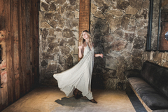 Vestido Fénix rayas