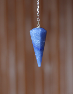 Péndulo de Cuarzo Azul