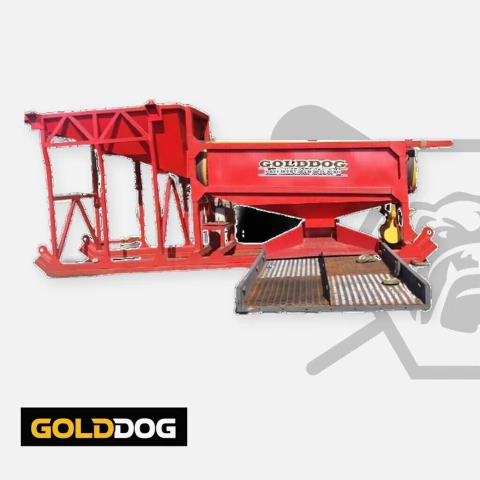 GDT700 — Planta de Lavagem Trommel Industrial GoldDog
