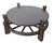 Mesa rústica roda carro de boi