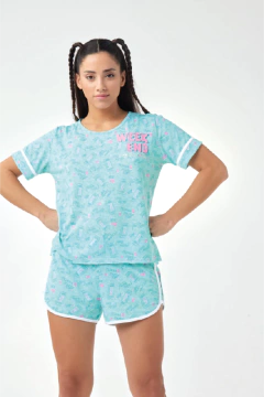 PIJAMA DAMA VERANO 2 PIEZAS SO SLEEPPOVER (104-11681)