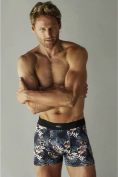 BOXER ALGODON HOMBRE FLORES (77-01303)