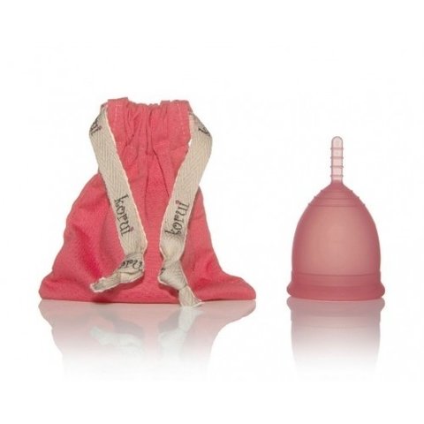 Coletor Menstrual Korui - Normal - Cor Pitanga (Vermelho)