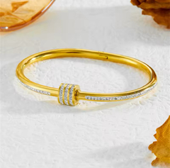 Pulsera eternity GOLD - comprar online