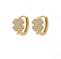 Aros TRÉBOL GOLD