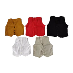 Colete em Brim várias cores - Kimimo Kids