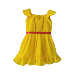 Vestido Casual Princesa Amarelo Bel - comprar online