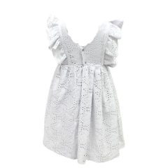 Vestido Branco Laise batizado ano novo - loja online