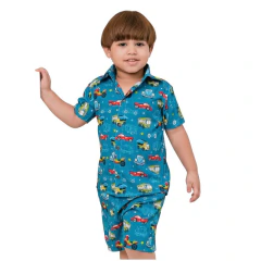 Conjunto social estampado mauricinho frota engraçado