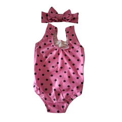 Body/ bodie maiô infantil páscoa coelho rosa - comprar online