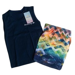 Conjunto Infantil Menino praia azul