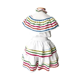 Imagem do Fantasia Infantil Baiana Saia Branco