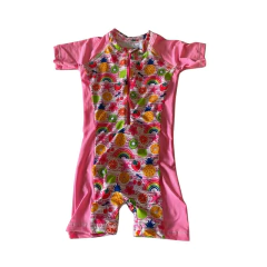 Imagem do Macaquinho Maiô infantil meninas varias estampas UV e zíper