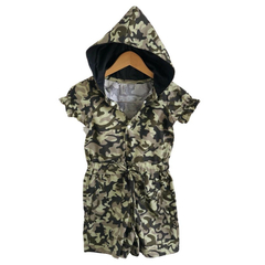Macaquinho camuflado com capuz - comprar online