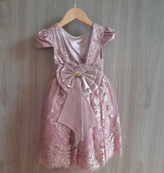 Vestido Super Luxo Rosê - loja online