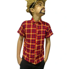 Camisa Infantil Xadrez Viscolino festa junina diversas cores - loja online