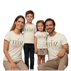 Monte seu Kit família camisa feliz ano novo OFF individual na internet
