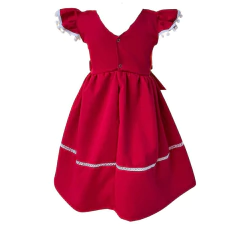 Vestido Infantil Vermelho Natalino para as Festas - Kimimo Kids