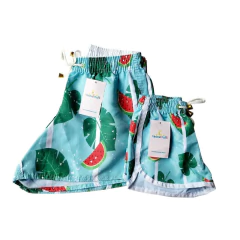 Kit short mãe e filha(o) melancia - loja online