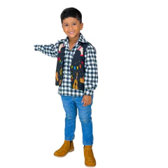 Colete Caipira Festa Junina Estampado 1 a 12 anos - comprar online