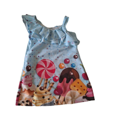 Vestido Trapézio babadinho doceria - loja online