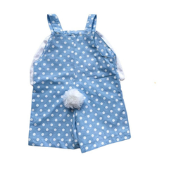 Jardineira Romper Coelhinho menino- Páscoa - comprar online