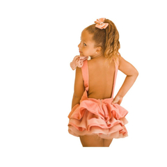 Kit Vestido Mãe e filha Rosê Luxinho na internet