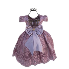 Vestido Super Luxo Rosê - comprar online