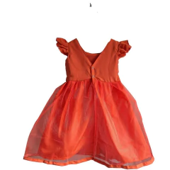 Vestido Laranja Abóbora Halloween na internet
