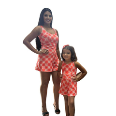 Kit Macaquinho Mãe e filha diversas estampas - Kimimo Kids