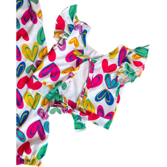 Conjunto infantil corações - comprar online