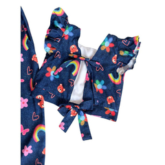 Imagem do Conjunto ursinho com calça azul